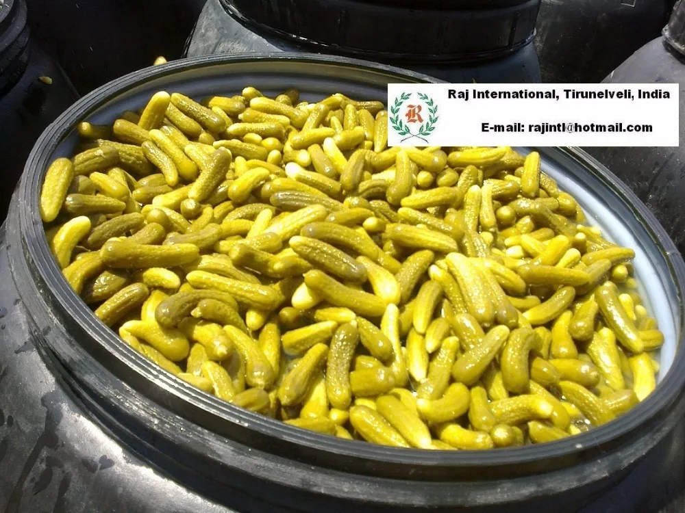 gherkins, size 6-9 cm in acetic acid