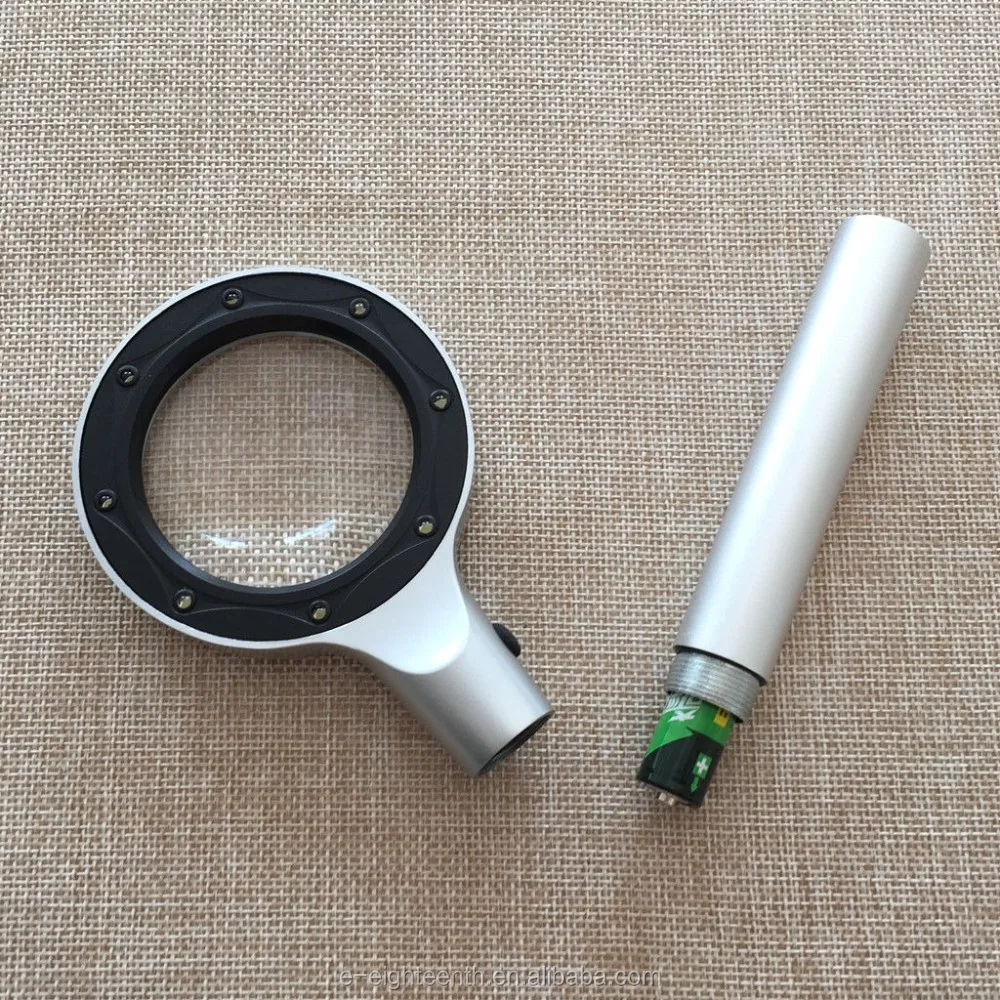 2016 Alloy Professional Handheld Magnifier Zoom Magnifying Glass With