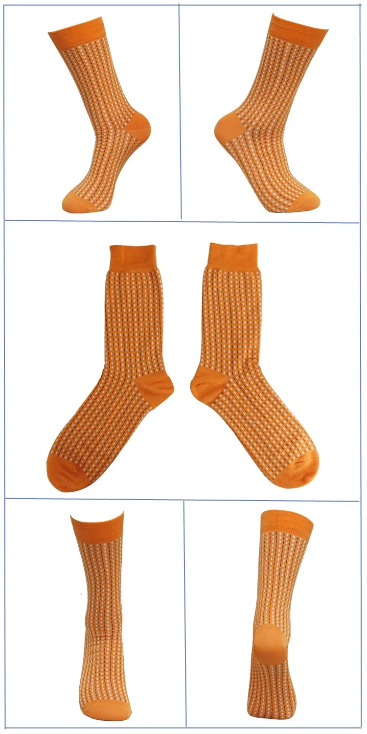 High quality men cotton pure color dress socks business socks