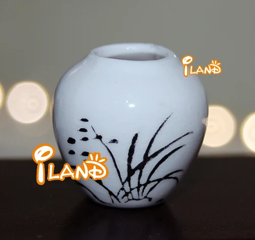 1/12 Dollhouse Miniatures China Porcelain Ceramic Vase Set 3PCS   OV005