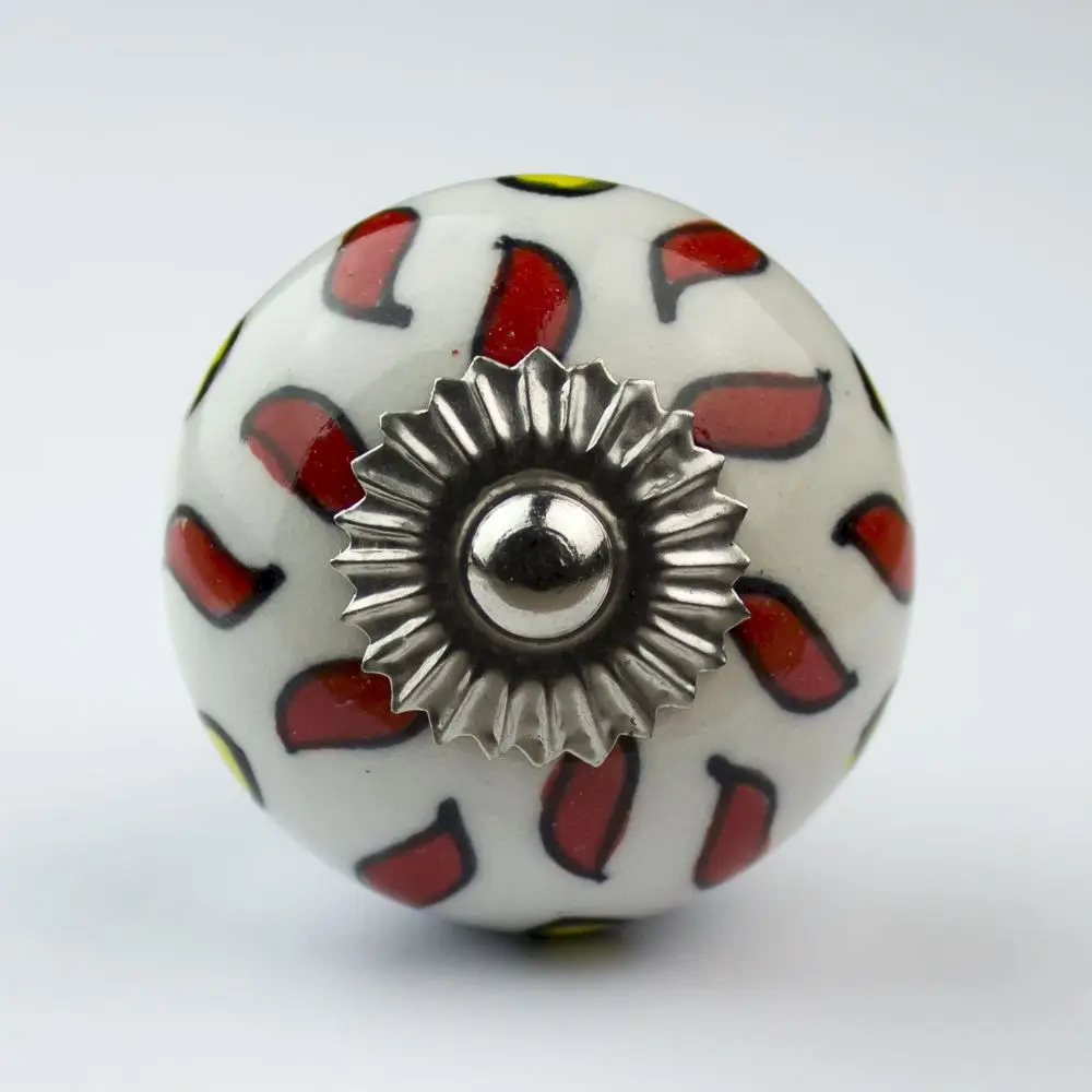 Ceramic Door Knobs/wholesale Decorative Colorful Knobs/for Kitchen