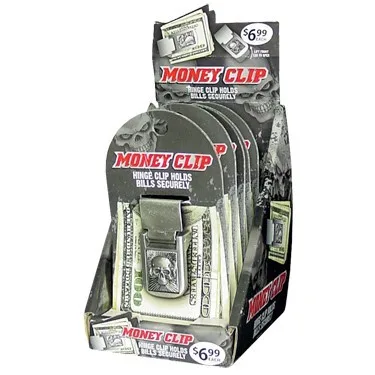 Оловянные кнопки деньги клип # 027053L