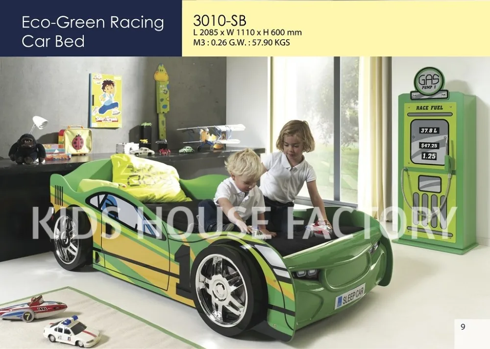 Eco Green Racing Car Bed Wooden Smart Eco Green Racing Car Bed Wooden Smart Kids Race Product On Alibaba