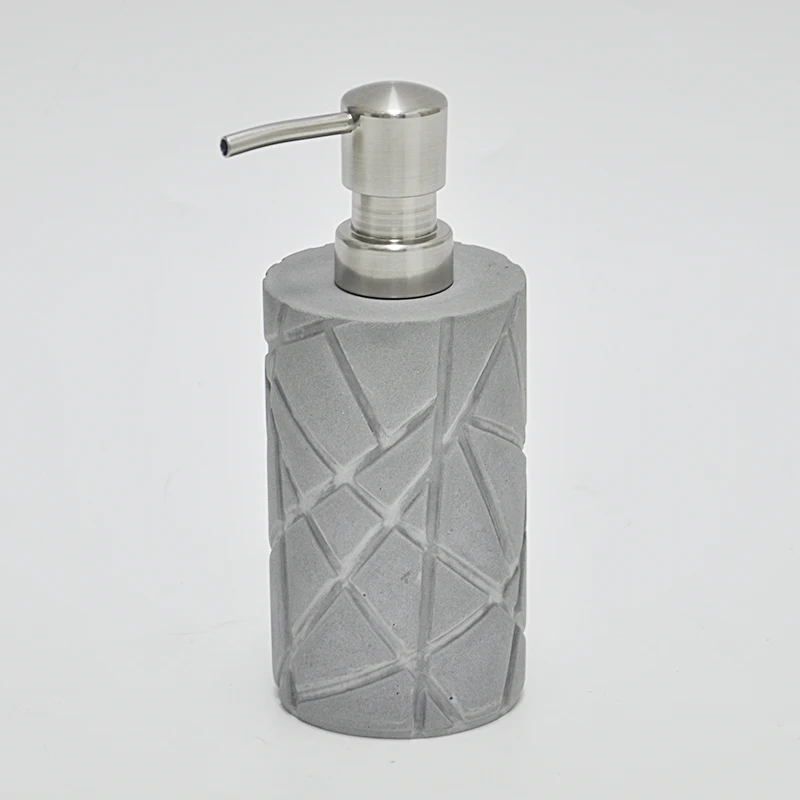 Concrete Stone Shower Soap Dispenser With Nickel Pump Buy Shower Soap