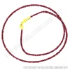 ruby gemstone necklace,beaded necklace jewelry,natural ruby faceted gemstone necklace jewellery wholesale