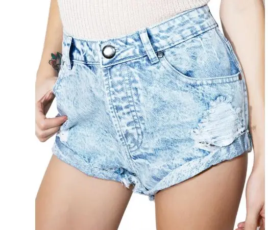 distressed booty shorts