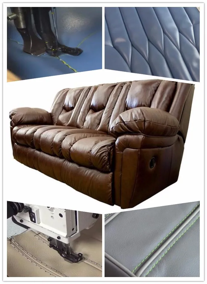 皮革沙发 sewing 线二手工业高速缝纫机
