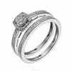 CAD / CAM models Of Attractive Bridal Ring Set