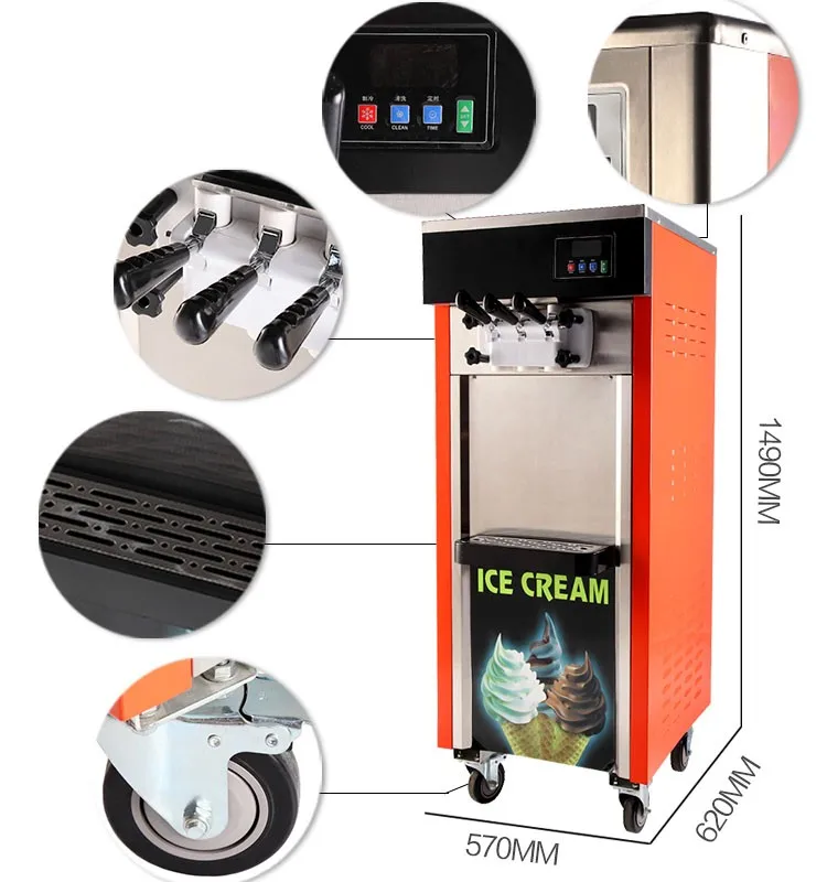 Rb825c Commercial Electro Freeze Ice Cream Machine From China Buy