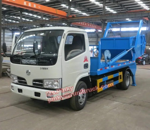 4m3 Truck Skip Bin Loader Small Garbage Truck With Bins Skip Loader Buy Truck Skip Bin Loader