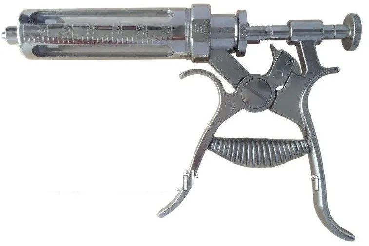 Metal Gun Syringe Veterinary Gun Syringe Buy Metal Syringe Revolver