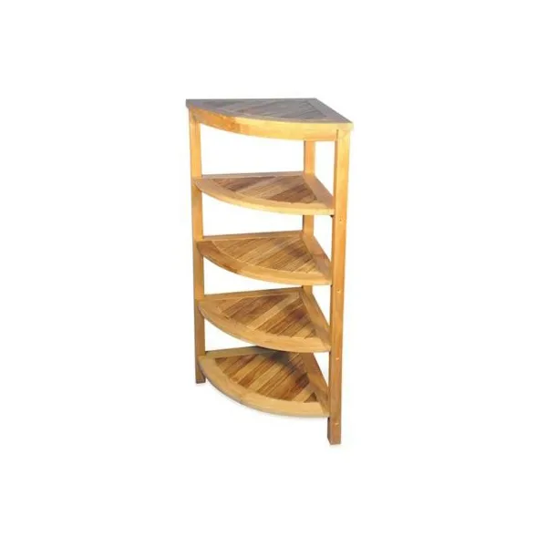 Wholesale Bathroom Wooden Shower Corner Shelf Buy Wooden Shower Shelf