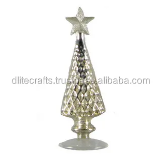 Glass Table Top Finials Festival Party Ornaments Christmas