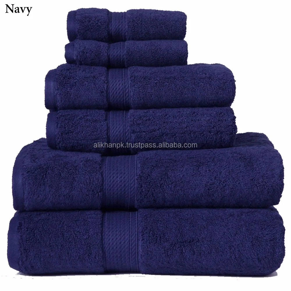 navy blue towels