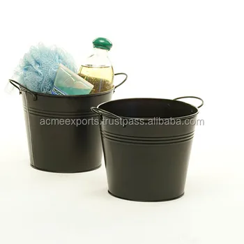 鉄の花バケツとホルダー Buy 錬鉄製のフラワーポットホルダー 花缶とバケット 黒花バケット Product On Alibaba Com