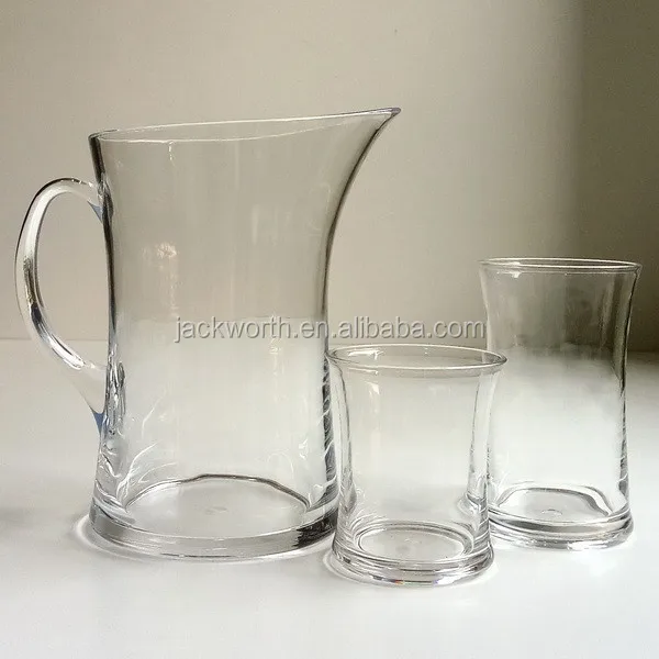 Acrylic Bubble Bottom Pitcher Set Buy Acrylic Bubble Bottom Drinking