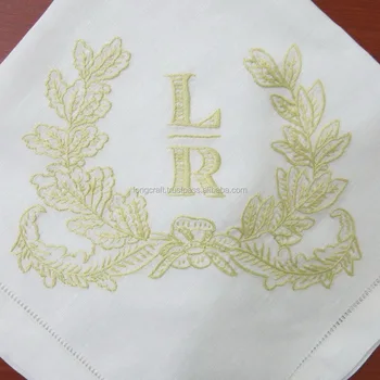 Personalized Wedding Napkins Custom Monogram Wedding Favors