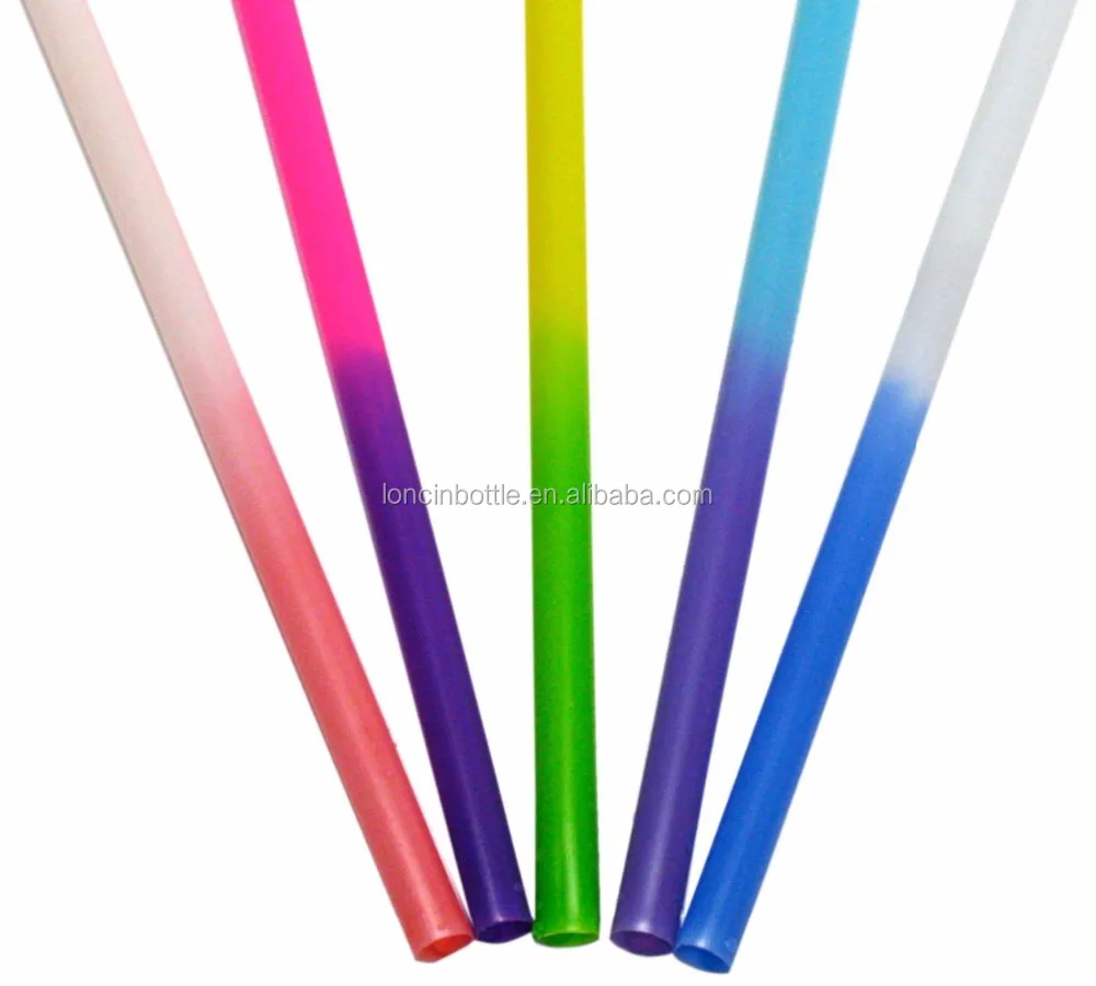 Dishwasher Safe Color Changing Straw With Mix Color For One Set,Color