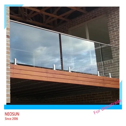 Ss316 Glass Railing Bracket / Glass Panel Mounting Hardware / Glass