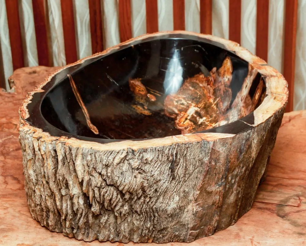 Natural Petrified Wood Sink Fossil On Alibaba Com