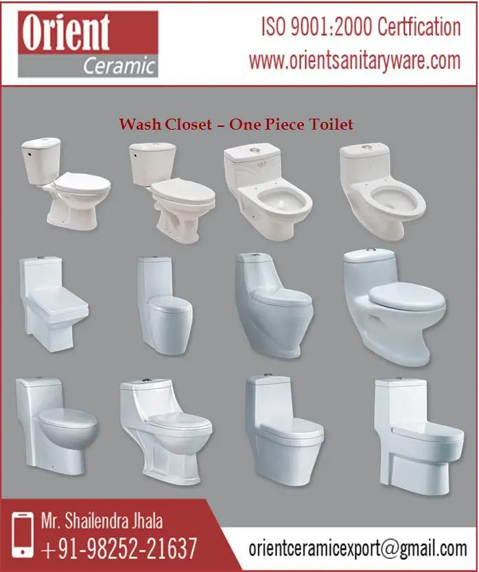 Water Closet With High Functionality For Commercial And Residential Use