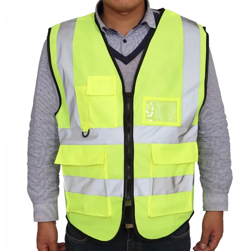 Men's Bulk Reflective Custom Safety Vest For Worker - Buy Safety Vest ...
