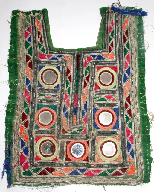 Embroidery Yoke 15 Ethnic Neck Yoke, Banjara Yoke Patch Patch Sewing Mirror Embroidery Mirror Patch