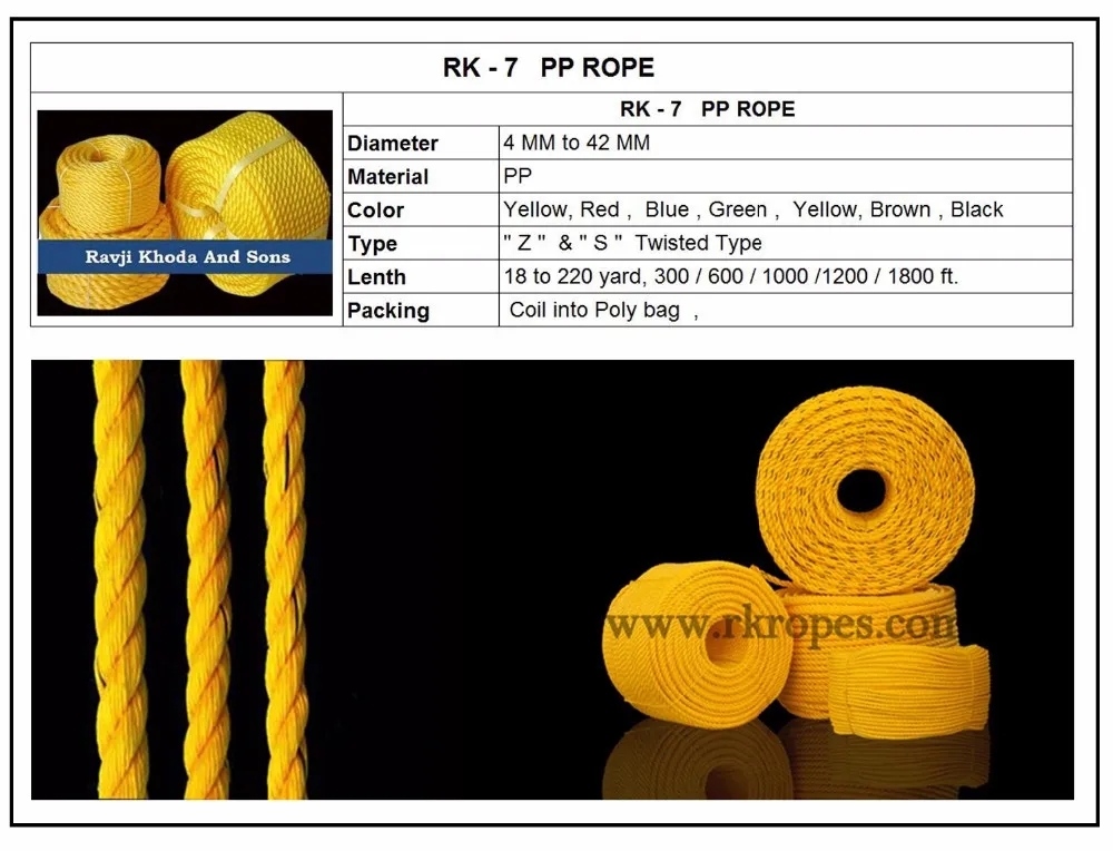 High Strength Polypropylene Rope Flat Buy High Strength Polypropylene
