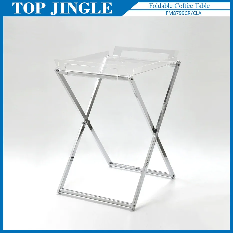 Modern Acrylic Small Folding Coffee Table Foldable Rectangle X Shaped Tray Product On Alibaba Modern Acrylic Small Folding Coffee Table Foldable Rectangle X Shaped Tray Product On Alibaba