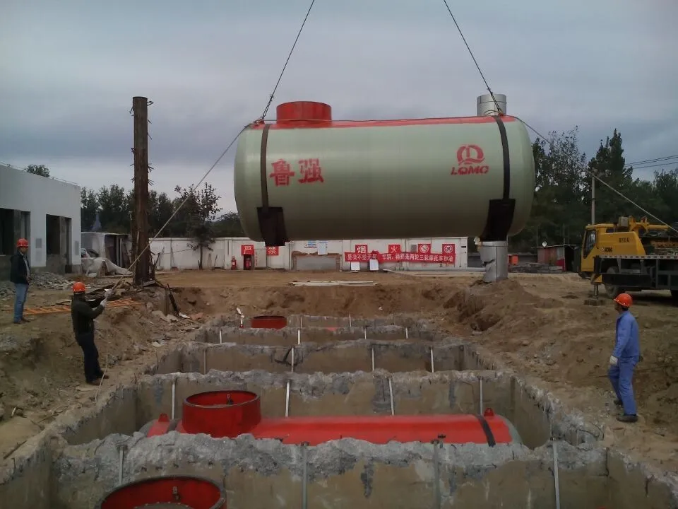 High Quality Iso Standard Large Volume Carbon Steel And Frp Underground Fuel Storage Tank Design