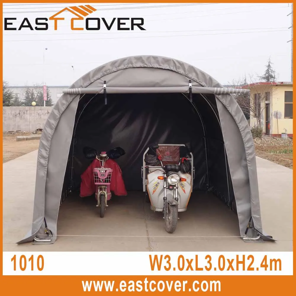 10'x10' Round Roof W3.0xl3.0xh2.4m Outdoor Small Motorcycle Storage