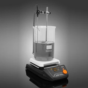 with magnetic stirrer