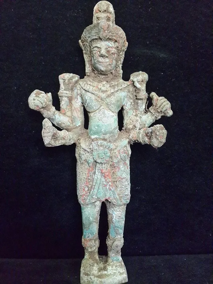 Real Antique Hindu Statue Called Narai Tall 21 Cm Real Antique Hindu Statue Called