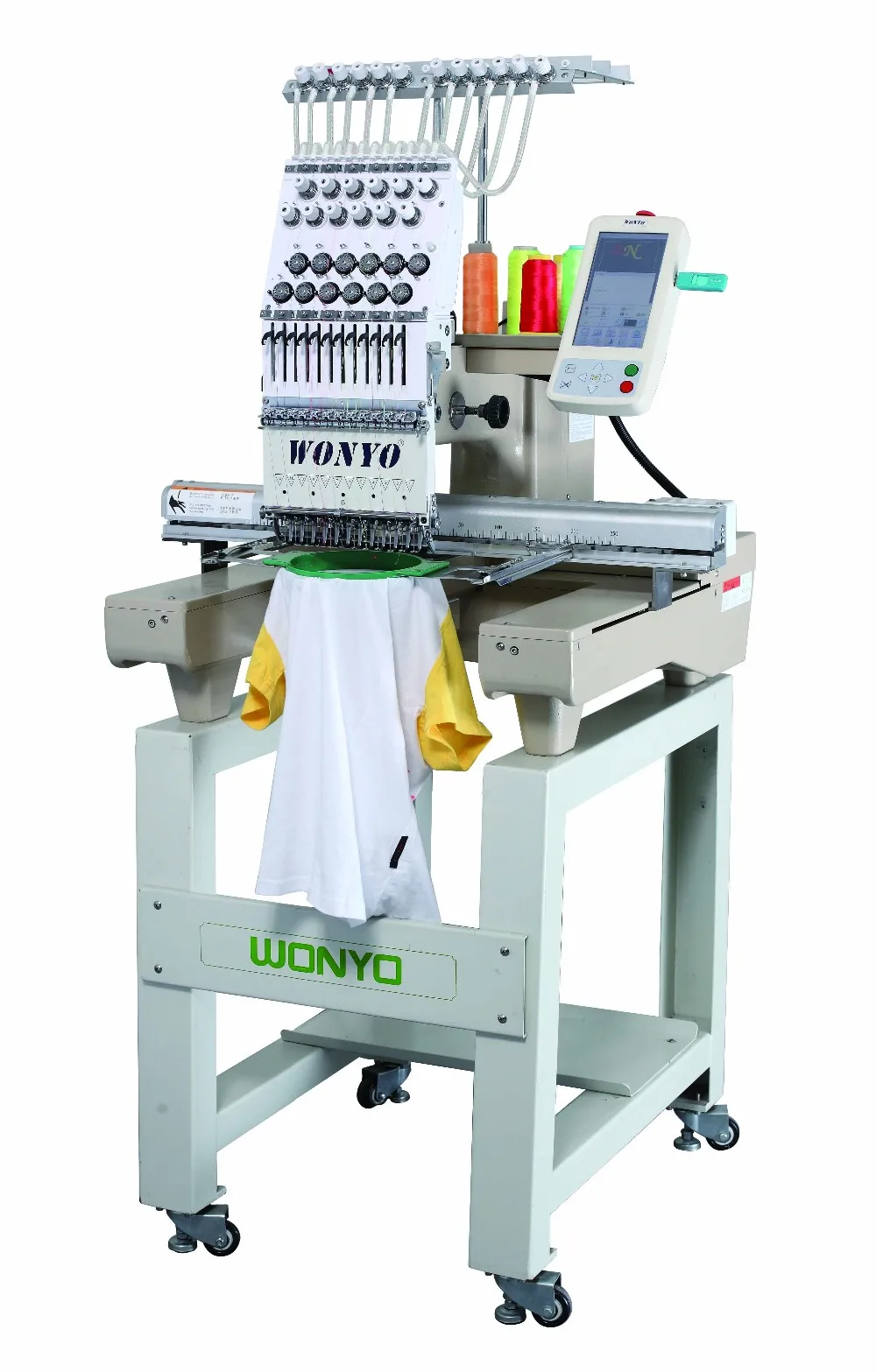 Yuemei A Single Head Embroidery Machine That Can Embroidery Hats And T