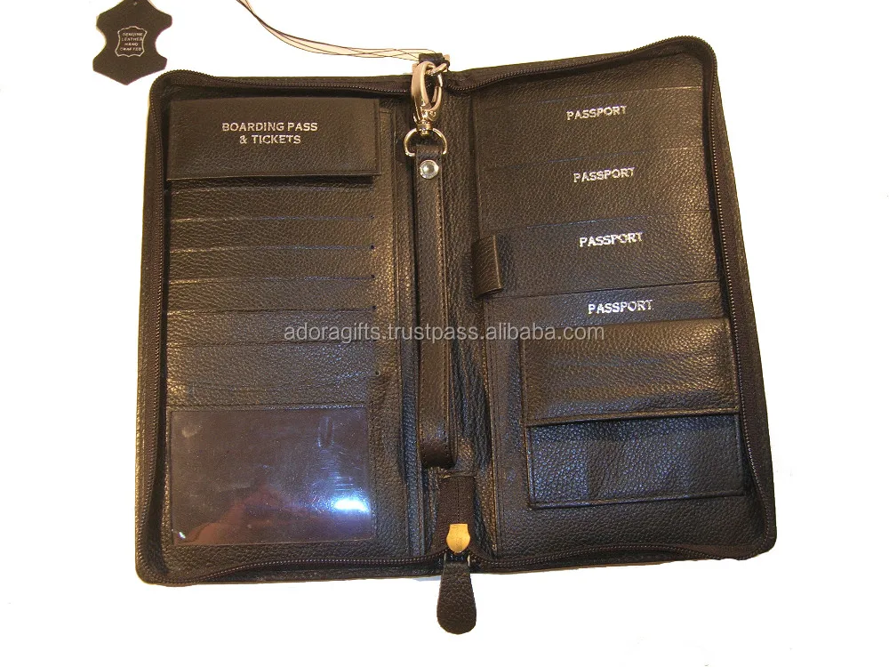 Family Travel Wallet Holds 4 Passports/passport Case/family Passport