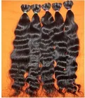Full Cuticle and Aligned High Quality Human Virgin Indian Temple Human Hair