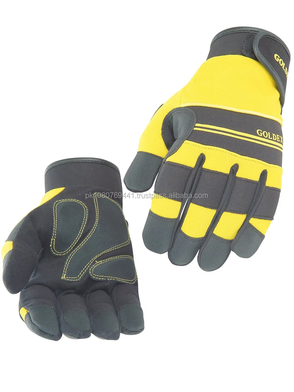 Pu Synthetic Leather Mechanic Gloves/custom Mechanic Gloves/ - Buy ...