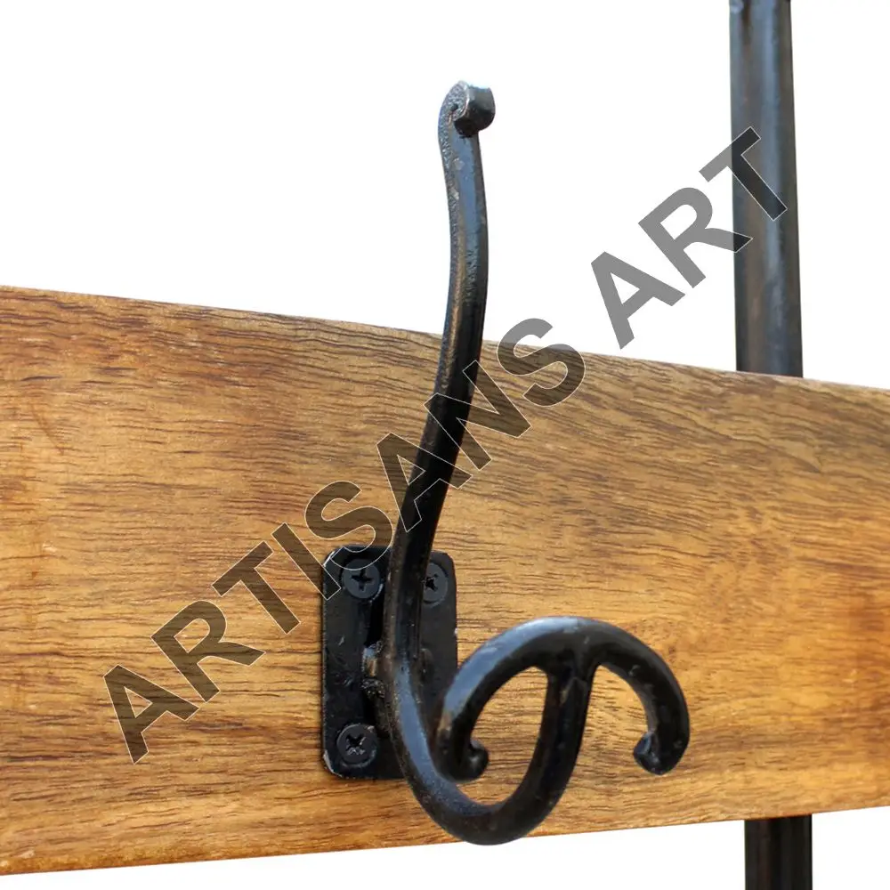 110 cm largamente vintage industriale metallo coat hanger, mobili ...