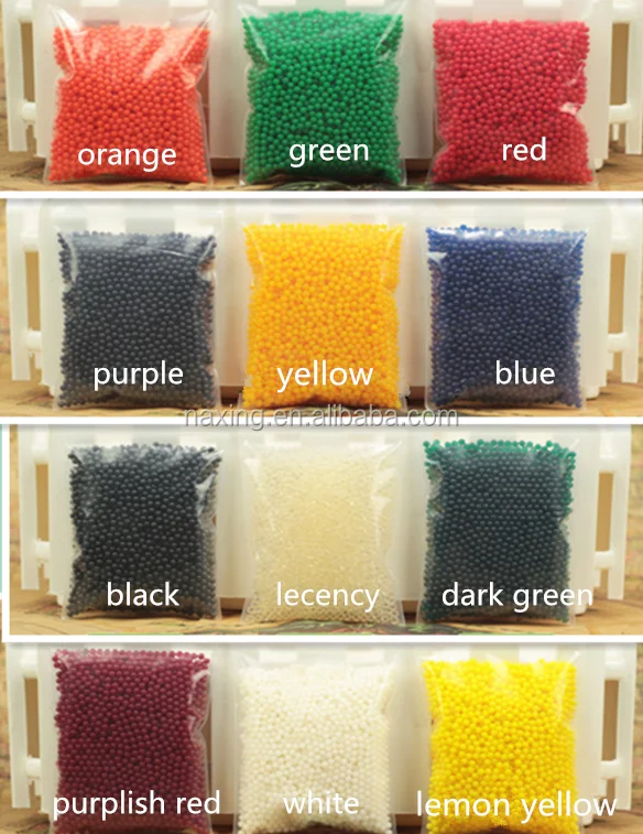 Round Type Water Absorbing Polymer Balls For Sensory Toys Buy Round