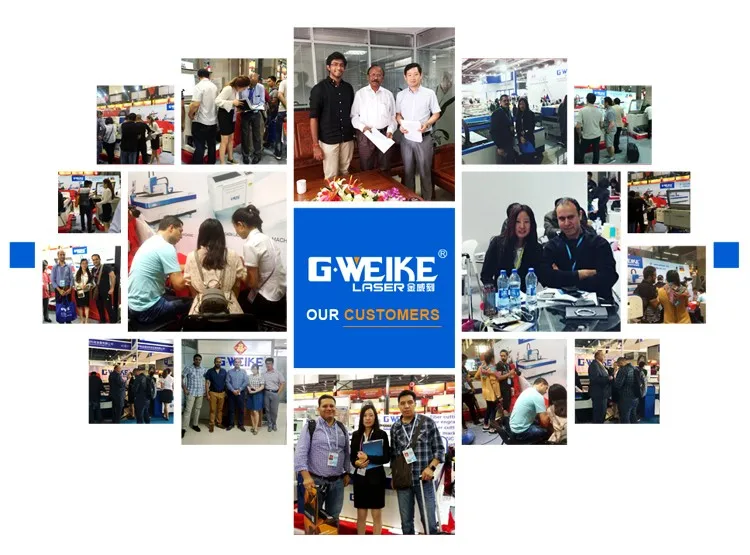 One of the best co2 laser cutting metal machine from G.weike