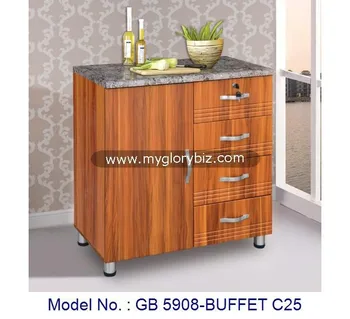Wood Buffet Cabinet Pvc Kitchen Cabinets Furniture For Kitchen