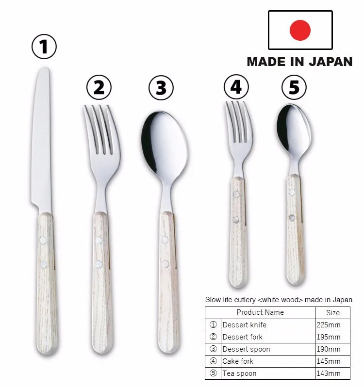 Stylish And Longlasting Banquet Cutlery Set,"slow Life Cutlery White