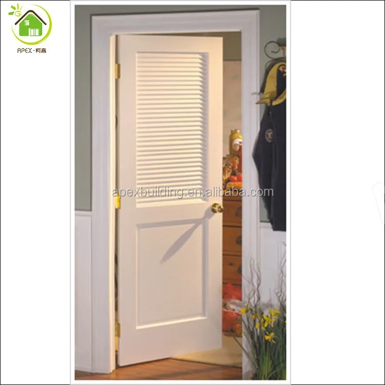 Residential Double Leaf Wood Door Louver Door For Sale Buy Louver Door Double Leaf Door Wood Door Product On Alibaba Com