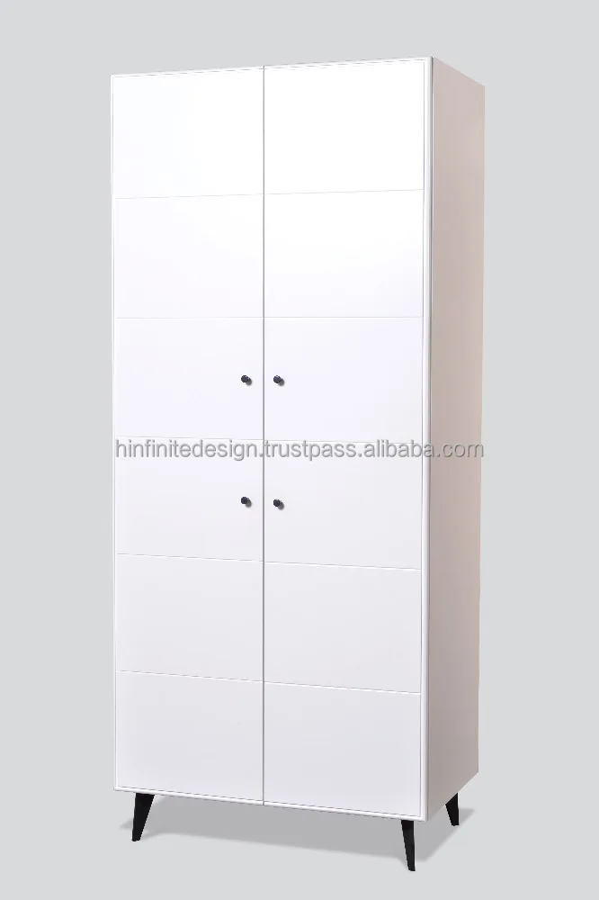 2016 New Model Steel Leg Wooden 2 Door Wardrobe Buy Rubber