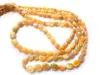AA Quality Natural Yellow & Orange Ethiopian Opal 8x10mm Oval Plain Loose Beads Strands
