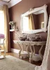 2015 modern luxury wooden console table with mirror
