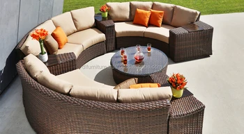 All Weather Wicker Sofa Set Patio Rattan Round Sofa Best Price Buy Rattan Outdoor Round Sofa Poly Rattan Furniture Cheap Wicker Round Dinning