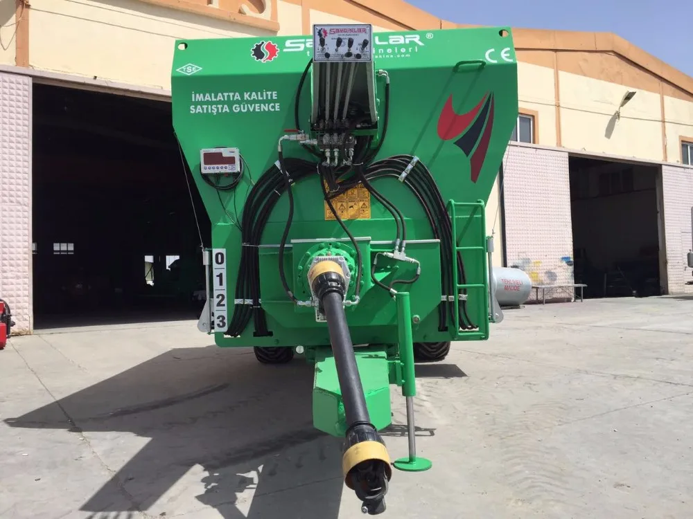 Horizontal Auger Tmr Mixer For Sale High Quality Digital Loadcell 13m3