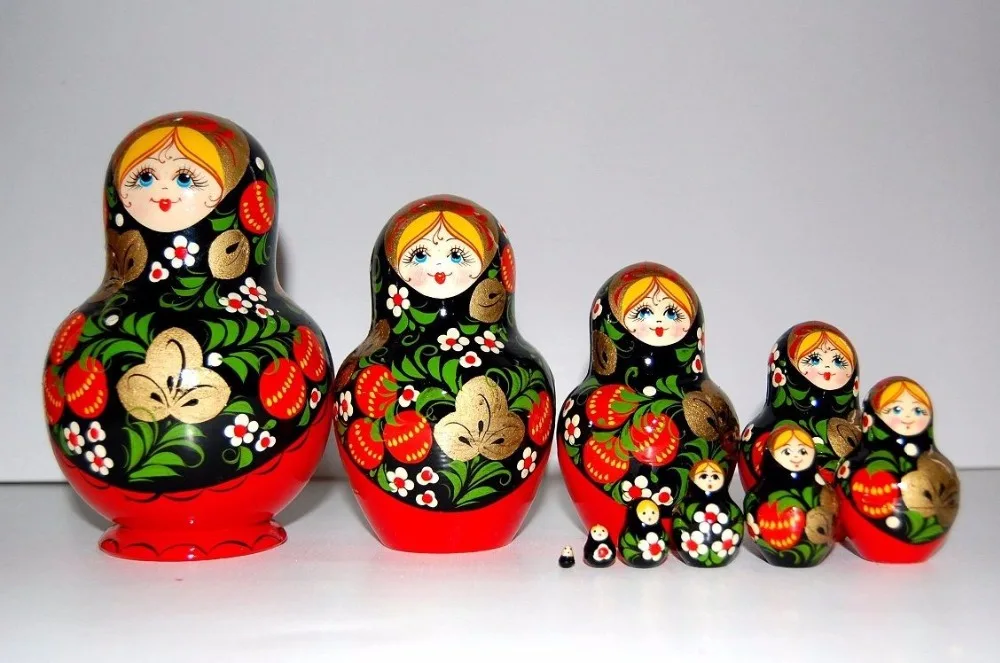 russian nesting dolls 10 piece set