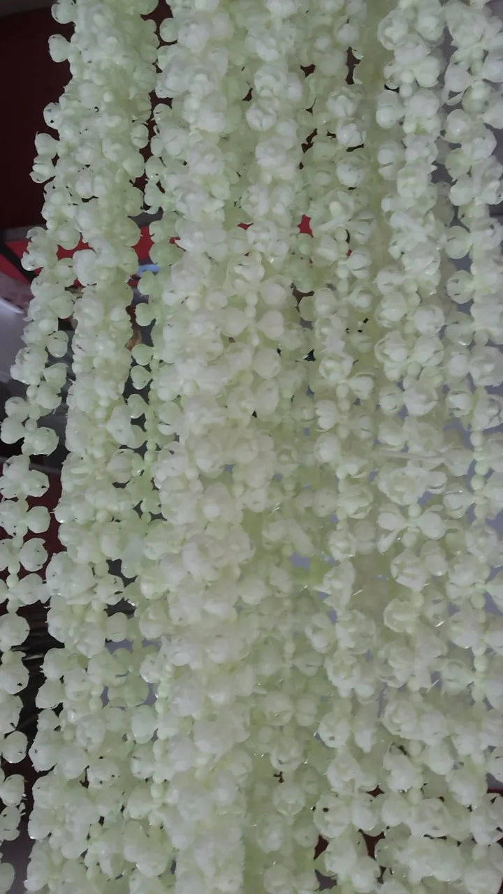 Orange Artificial Marigold Flower Garland For Decoration Orange Marigold Buy 10 Feet